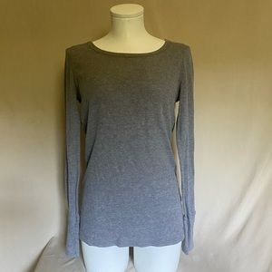 Ribbed long sleeve top